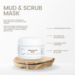 Naturlig mudder- og skrubbemaske