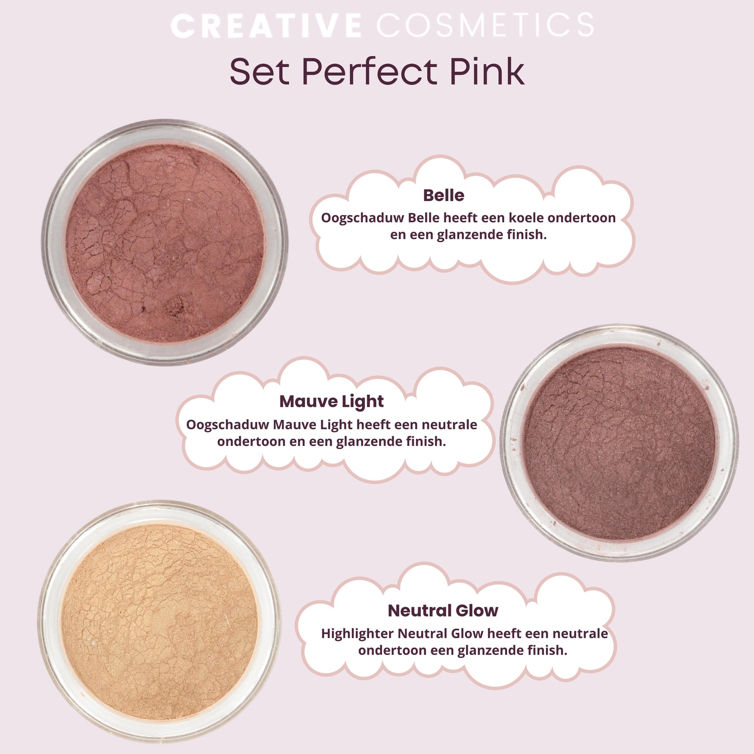 Eyeshadowset Perfect Pink